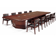 实木会议台 Solid Wood Conference Table